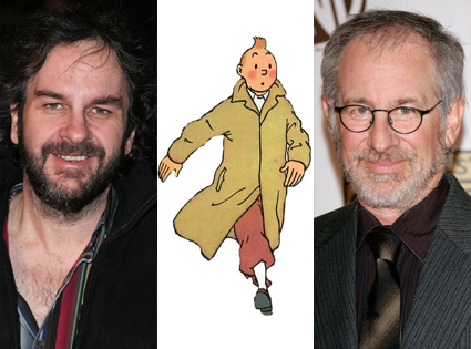 Peter Jackson, Tin-Tin, Steven Spielberg Peter Jackson, Tin-Tin, Steven Spielberg